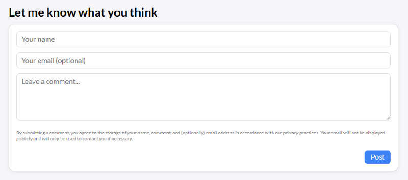 Featured image of post Comment System in Static Website Like Hugo
